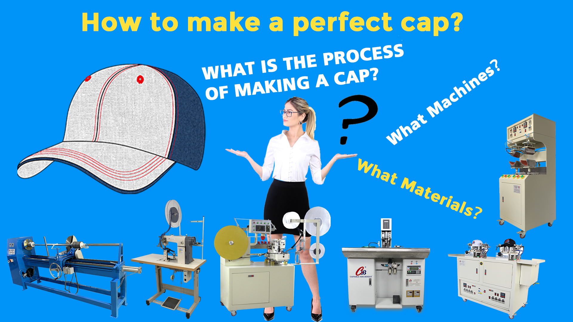 How to make a baseball cap? How to make a snapback cap ?