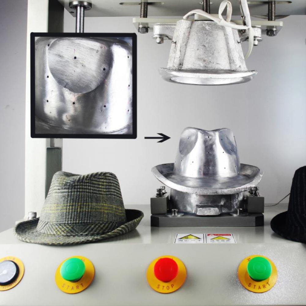 Automatic Hat Blocking Machine-Single head